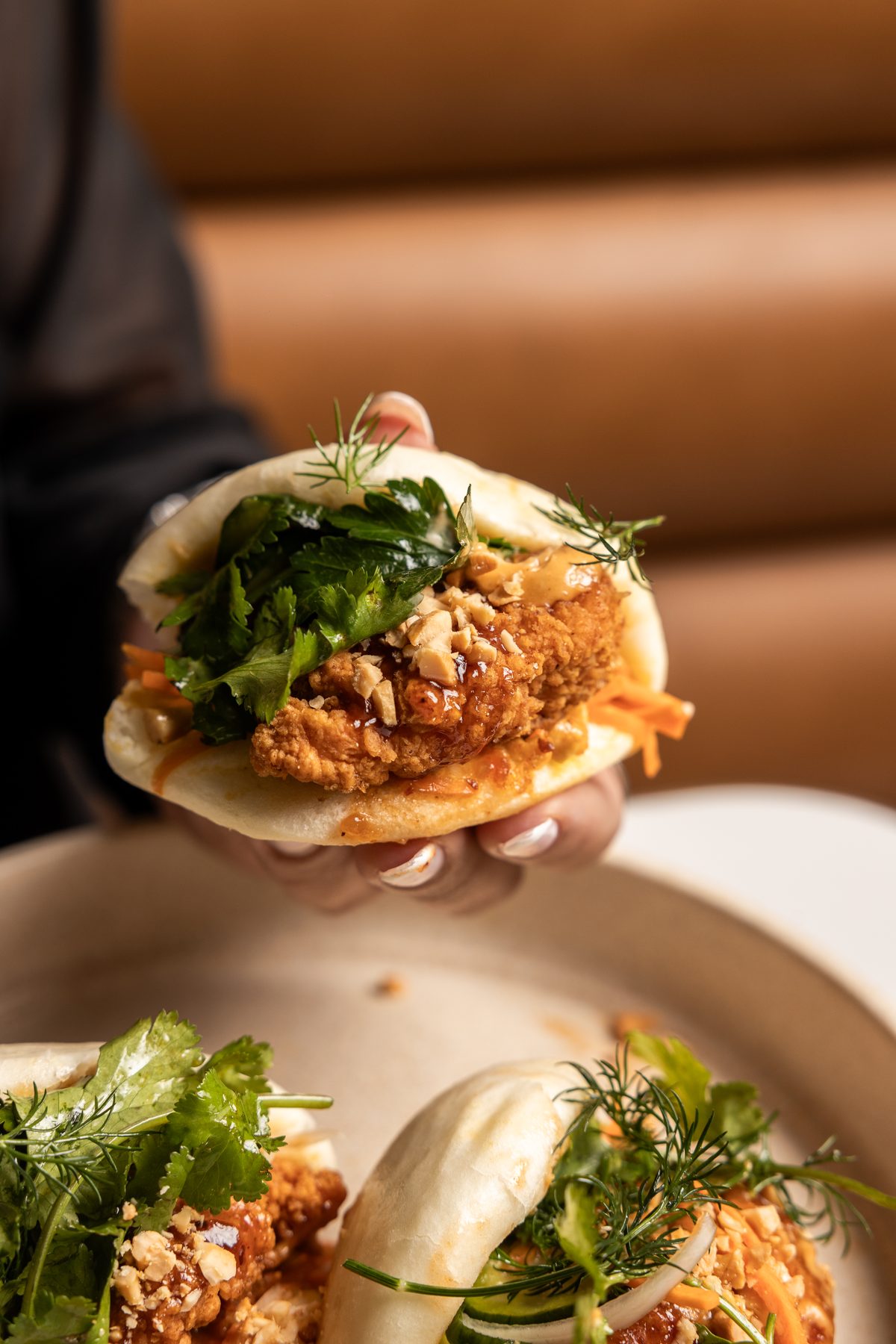 Sticky Chicken Baos